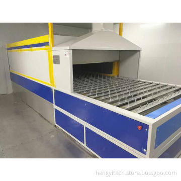 spray coating tunnel drying oven